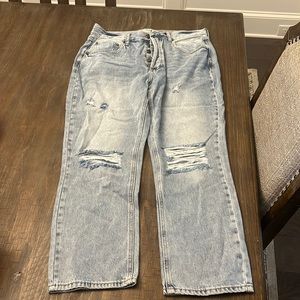 Destroyed ankle jeans by Twleve. never worn size 30